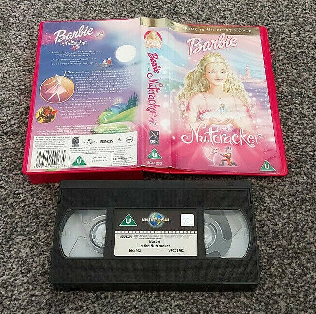 BARBIE IN THE Nutcracker Her First Movie Pal Vhs Video Kids Children £4