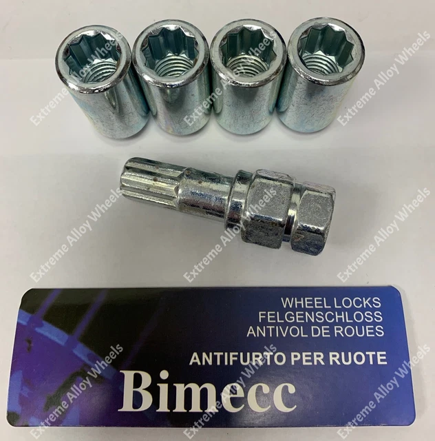 thumbnail image 2 of BIMECC M14x2 Alloy Wheel Nuts - 19mm Head, Closed End - Set Of 20 For Aston Martin DBS DB9 Vantage Vanquish 2 of 3