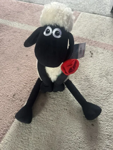 Wallace & Gromit Shaun The Sheep with Rose and tag