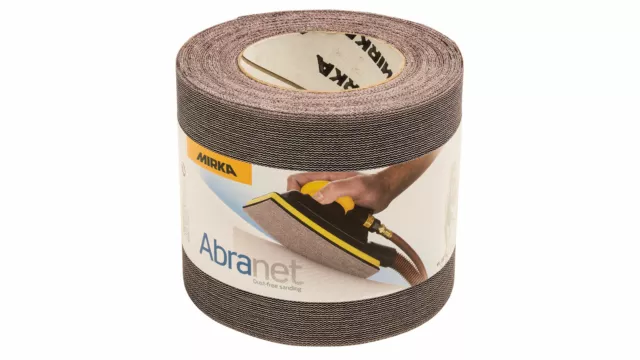 Mirka Abranet Schleifpapier Rolle 115mm x 10m Klett Gitternetz Körnung wählbar