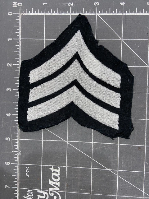 Bianco E Nero, Per Attacco A VELCRO® Toppa Grado Militare - Foto 12