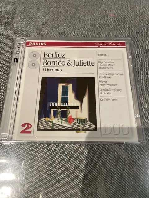 Berlioz Roméo et Juliette; 5 Overtures Colin Davis 2CD