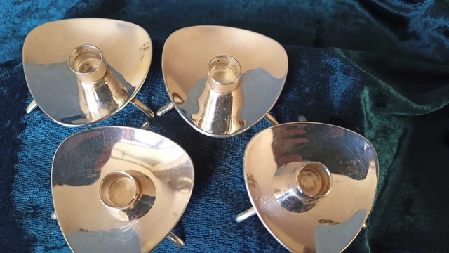 Danish candlesticks holders (4) by Cohr