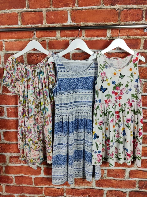 Girls Bundle Age 7-8 Years Next H&M Summer Dress Playsuit Paisley Floral 128Cm