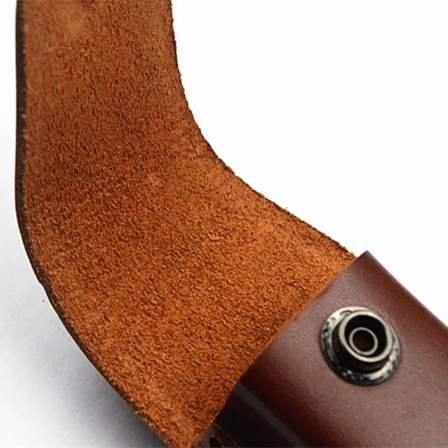 5" Cowhide Leather Sheath Pocket Folding Knife Multi Tool Case Pouch 3