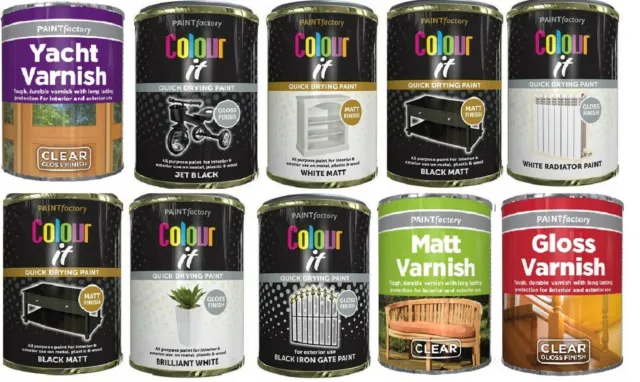 300ml Tin Paint Metal Wood Concrete Matt Gloss Yacht Fast Drying wPaint Factory