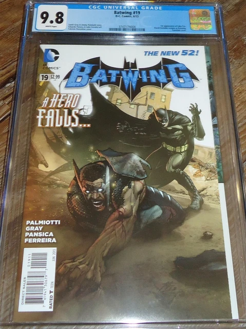 Batwing #19 CGC 9.8 (06/2013) DC Comics 1st App Luke Fox 🔑🔑 KEY Issue ❗❗❗❗❗❗❗❗