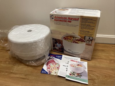 American Harvest Snackmaster Pro 4 Tray Dehydrator Model FD-50 Open Box