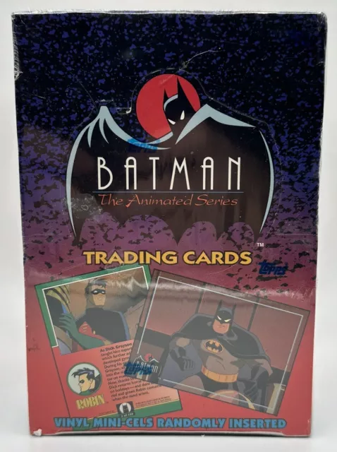 1993 Topps Batman: The Animated Series 1 Factory Sealed 36 Pack Hobby Box