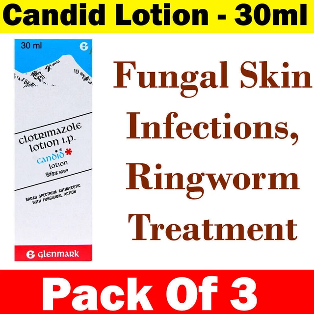CANDID TOPICAL SOLUTION Usp Lotion Treatment Fungal Ringworm All Skin