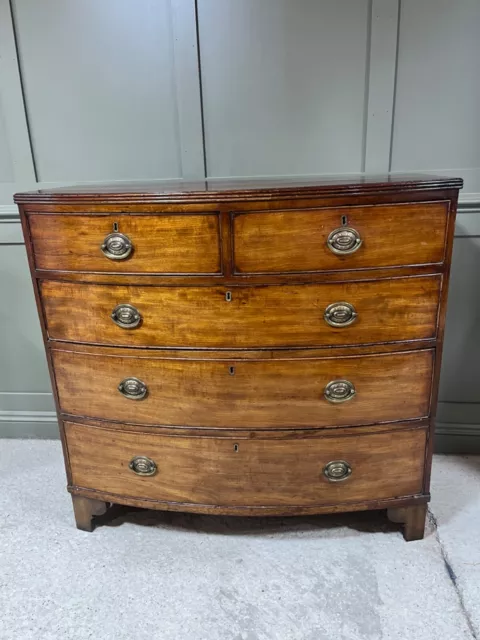 Antique Chest of Drawers 1830’s Georgian Mahogany Two over Three Chest