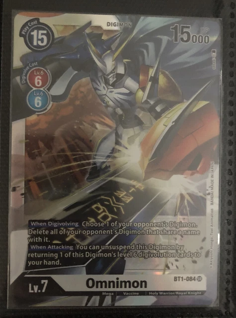 OMNIMON - BT1-084 SR - Digimon Card Game Ver. 1.0 - Super Rare 26.70 - PicClick UK OMNIMON - BT1-084 SR - Digimon Card Game Ver. 1.0 - Super Rare 26.70 - PicClick UK
