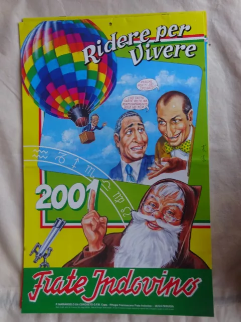 FRATE INDOVINO - CALENDARIO DEL 2001 - Ridere per vivere -