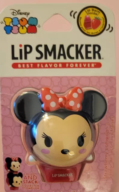 Disney Tsum Tsum Lip Smacker Strawberry Lollipop Minnie Mouse