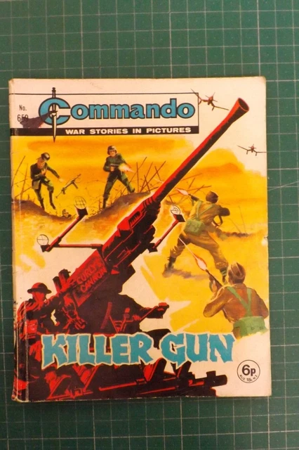 COMMANDO COMIC WAR STORIES IN PICTURES No.659 KILLER GUN GN621 £9.99 ...