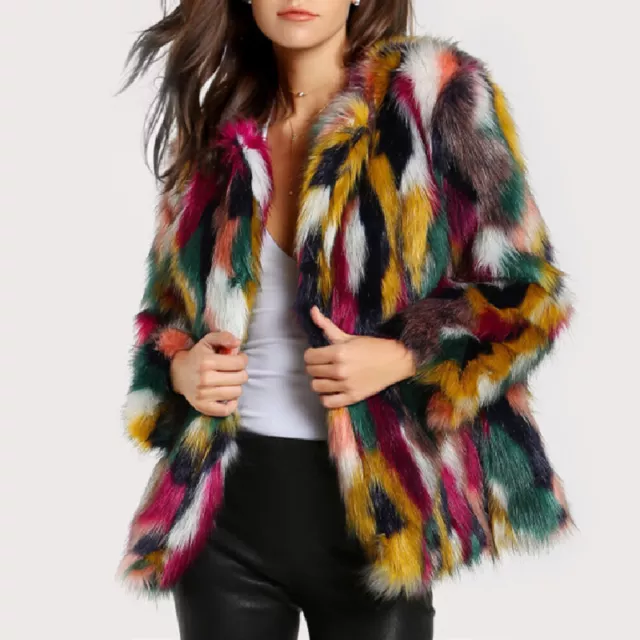 Lisabeth faux fur discount coat