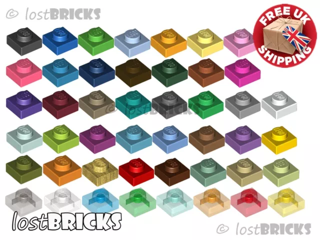 LEGO - Part 3024 - Pack of 10 x NEW LEGO Plates 1x1 +SELECT COLOUR +FREE POSTAGE