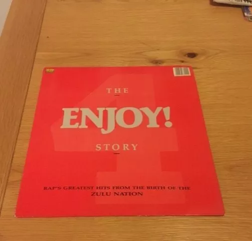 Various ‎– The Enjoy! Story 1988 UK LP (No. 4) RAP - ZULU NATION