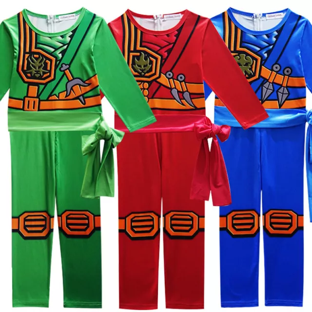Ninjago Cosplay Costume Boys Clothes Sets Children Halloween Costume Fancy Party 3