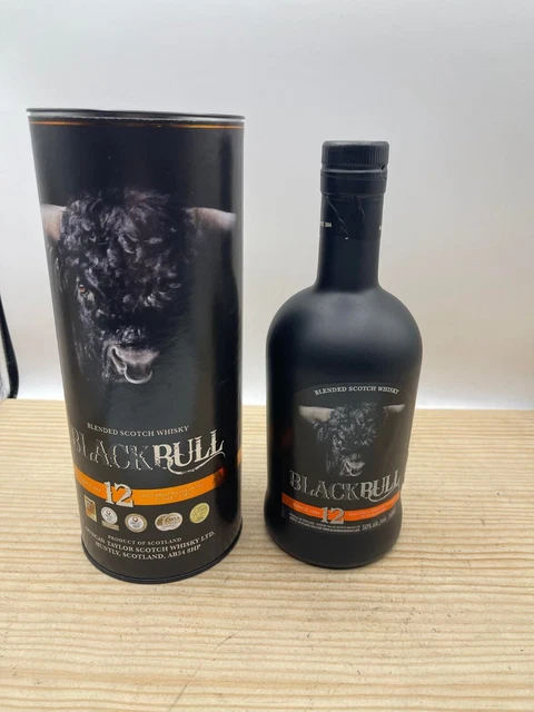 1 bout black bull 12 ans blended scotch whisky 50° 70 cl