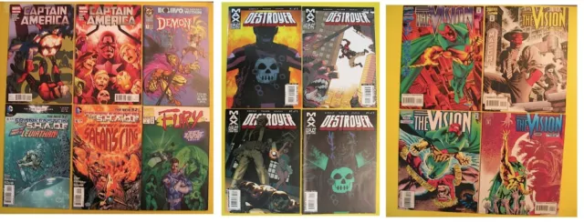 14 COMICS LOT Captain America The Demon Fury Destroyer Vision Frankenstein SHADE