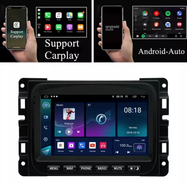 7'' Car Stereo Radio GPS For Jeep Compass 2017-2020 Renegade 2015-2022 Carplay