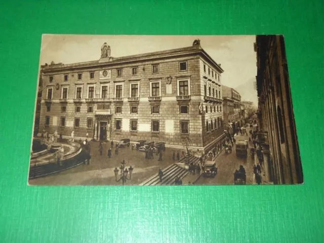 Cartolina Palermo - Piazza Pretoria e Via Maqueda 1925 ca