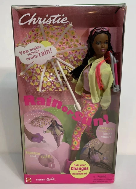 RAIN OR SUN Christie Friend of Barbie Doll 2000 Mattel #29180 £70.24 - PicClick UK