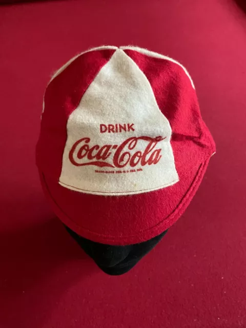 1950's, Coca-Cola, Felt Kids Cap (Scarce / Vintage)