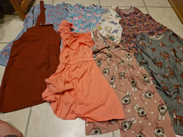 Girls Summer Clothes dresses playsuits  bundle Age 8-9 years