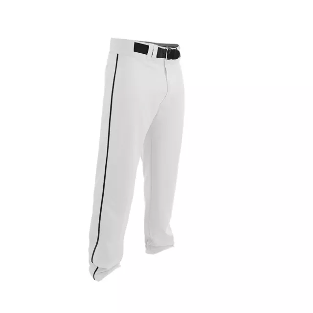 Easton Jeunes Rival Passepoilé Baseball / Softball Pantalon Blanc/Noir Taille S