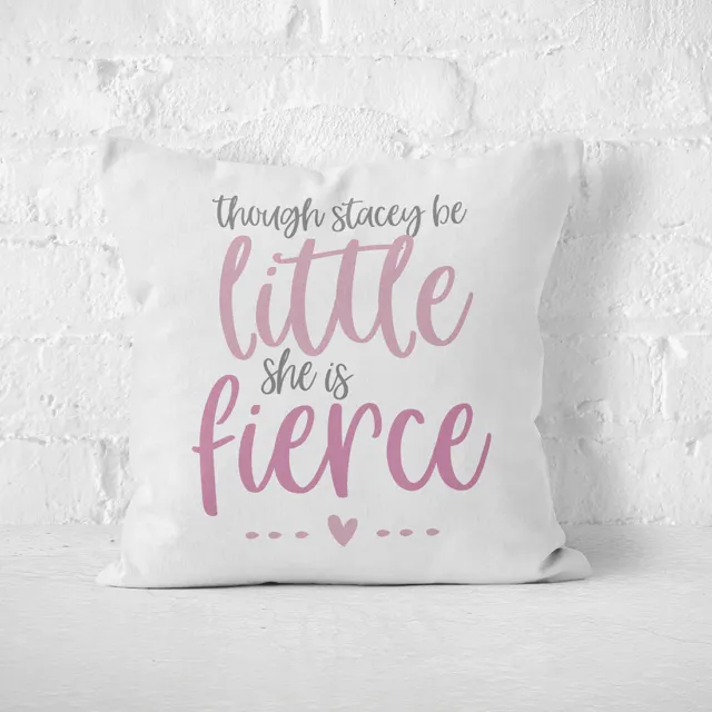 Personalised Cushion Pillow Case Custom THOUGH SHE BE LITTLE Nursery Baby Gift