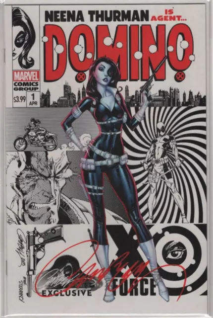 Dominio 1 C Signed Variant Deadpool Exclusive J Scott Campbell 9.6 9.8 Marvel