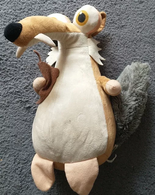 2015 Ice Age 5 Collision Course Scrat Squirrel Soft Plush Toy 13" Large