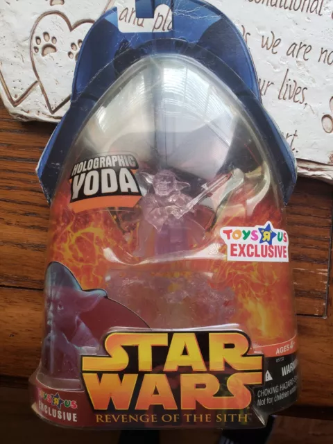 Holographic Yoda ~ Star Wars Revenge Of The Sith Episode 3 ~ Exclusive Figurine