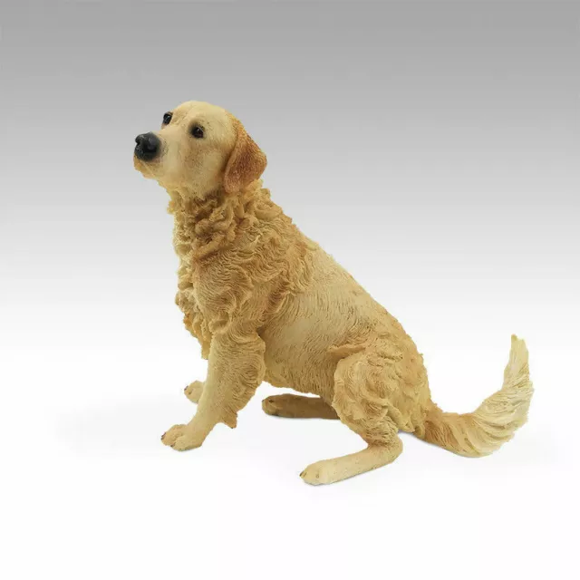 Resin MINI Golden Retriever dog Hand Painted simulation model Figurine Statue