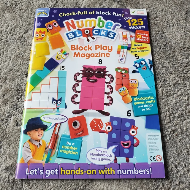 New numberblocks cbeebies magazine numberblocks build early 3717 hot