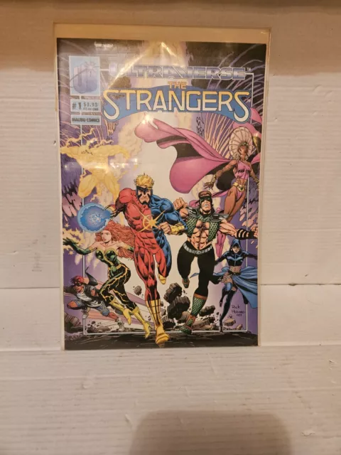 Strangers #1 Signed  New 1993 Malibu Comics Ultraverse UNREAD EDITION