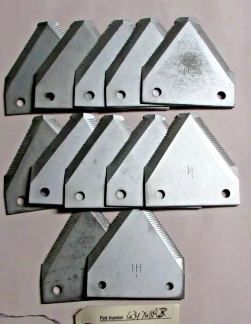 (12) NEW OLD STOCK GENUINE Case IH 634788R3 KNIFE Section