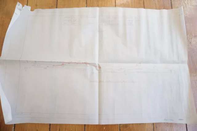 1957 Hougham Eastern Region Signalling Diagram Track Plan Railway Map