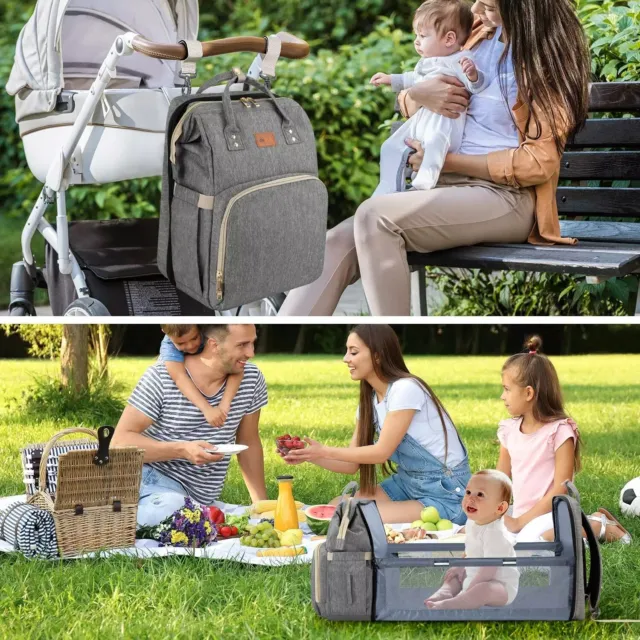 Baby Diaper Nappy Changing Backpack Set Mummy Large Multi-Function Travel Bag