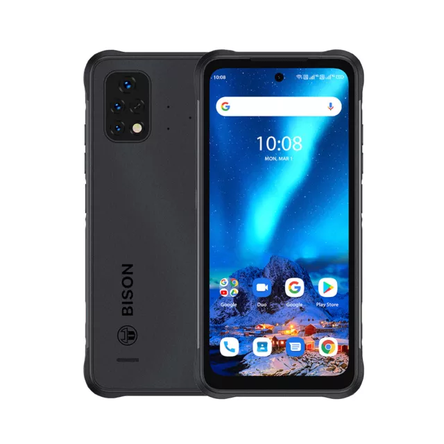 Umidigi Bison 2/ Bison 2 Pro Smartphone robuste 128 Go / 256 Go 48MP NFC 6150mAH