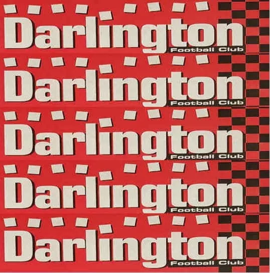 Programme Darlington Football Club Feethams Home Programmes 1997 1998 - Various