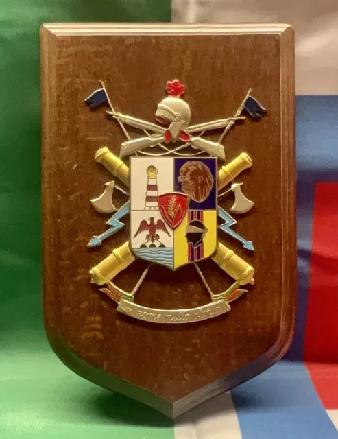 militaria CREST in legno da parete araldico reggimento FANTERIA CREMONA ww2