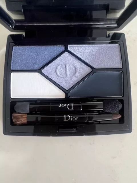 CHRISTIAN DIOR 5 colori ombretti 208 design blu navy EUR 45 00
