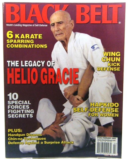 BLACK BELT MAGAZINE February 2003 Legacy of Helio Gracie Wing Chun