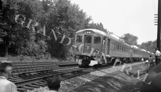 Original 1950'S Baltimore & Ohio Railroad B&O Negative Rdc-2 Fan Trip Delaware