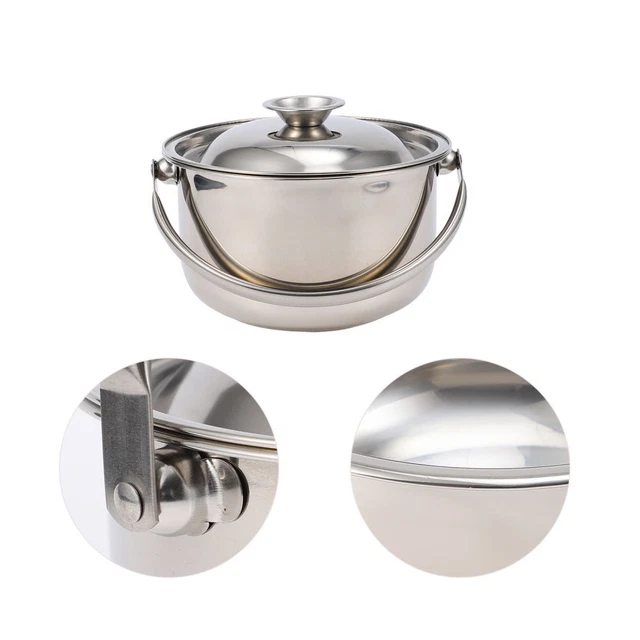 Tazón de cocina de acero inoxidable tazones instantáneos para olla de fideos