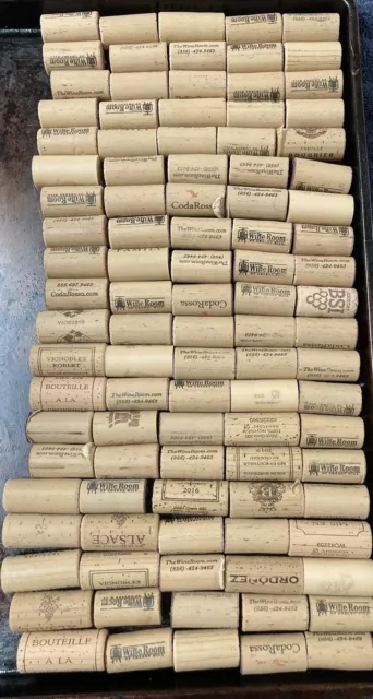 SYNTHETIC WINE CORKS Lot of 100+ Used Variety  Float Crafting, Fishing