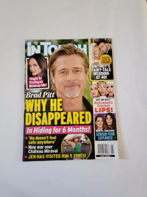 2022 June 27, In Touch Magazine, Brad Pitt, (MH837)